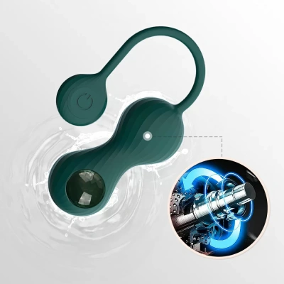 Magic Motion Crystal Duo - Тренажер Кегеля, 20 см (темно-зеленый)