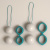 Bswish Bfit Classic Jade - Вагинальные шарики со смещенным центром тяжести, 2.9 и 3.6 см (голубой)