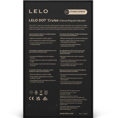 Lelo Dot Cruise - вибромассажер для клитора, 16.5 см 