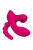JOS TRIPLING - Вибростимулятор 3 в 1, 21х3,4 см (розовый)