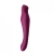 Zalo King - Вибратор с имитацией фрикций, 30,2х4 см (фиолетовый)