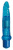 Анальный вибратор Jelly - Orion, 17.5х2.5 см (голубой)