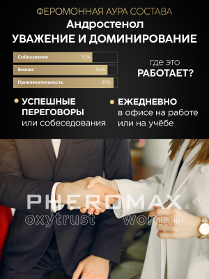 Женский спрей для тела с феромонами PHEROMAX® woman mit Oxytrust, 1 мл.