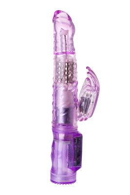 ToyFa  A-Toys High-Tech fantasy вибратор кролик с вращением, 22х2.9 см (фиолетовый)