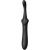 Zalo Bess 2 - Вибратор с 4 сменными насадками: анальная ёлочка, 2 насадки для клитора и 1 стимуляции точки G, 21.9 см  (черный) 