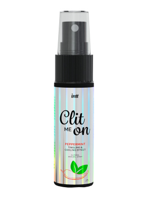 Тестер Intt Clit Me On Peppermint - Охлаждающий жидкий вибратор для клитора с мятным вкусом, 12 мл