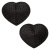 RADIANCE HEART GEM PASTIES - Пэстисы в форме сердечек (черный)