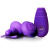 NMC Nipple and Clitoris - Вакуумные вибростимуляторы для сосков и клитора, 7 см (фиолетовый)