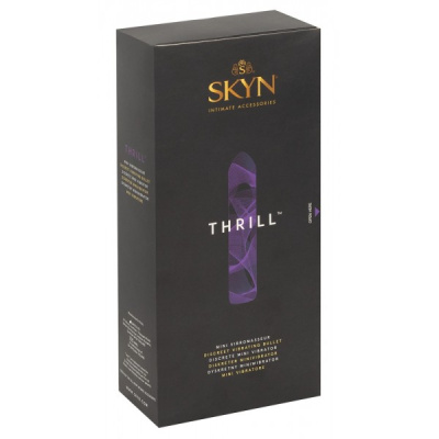 Skyn Thrill - мощная перезаряжаемая вибропуля, 9.4х1.8 см (золотистый) 