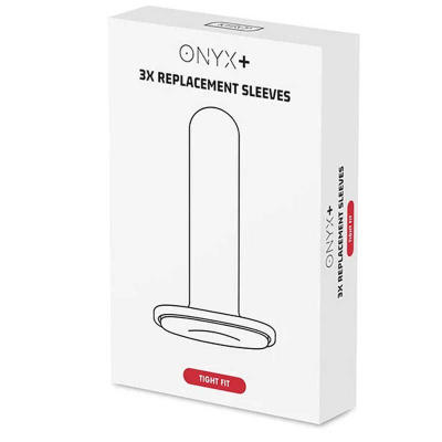 KIIROO - Набор узких сменных вкладышей для мастурбаторов Onyx, Onyx2, Onyx+, 3 шт