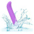 Bliss Liquid Silicone Mini G Vibe - Вибромассажер для стимуляции зоны G, 10,7 см (фиолетовый)