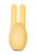 Штучки-Дрючки Mr. Bunny - Вибратор для клитора, 9,2 см (желтый) 
