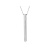 Crave Vesper - Вибропуля ожерелье, 9.7х2.8 см (серебрянный) 